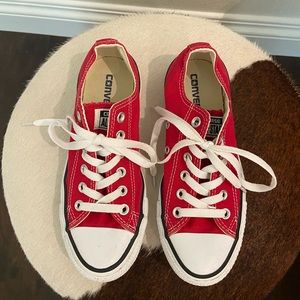 Red Low Top Converse
